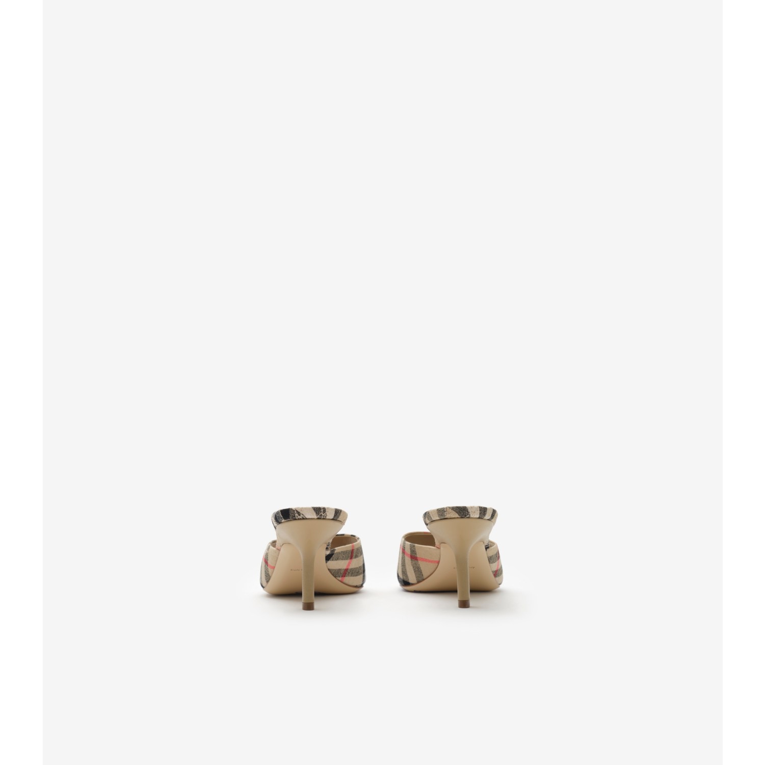 Check Mews Low Sandals​ in Sand beige - Women | Burberry® Official