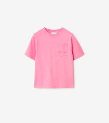 Cotton T-shirt in Blossom | Burberry® Official