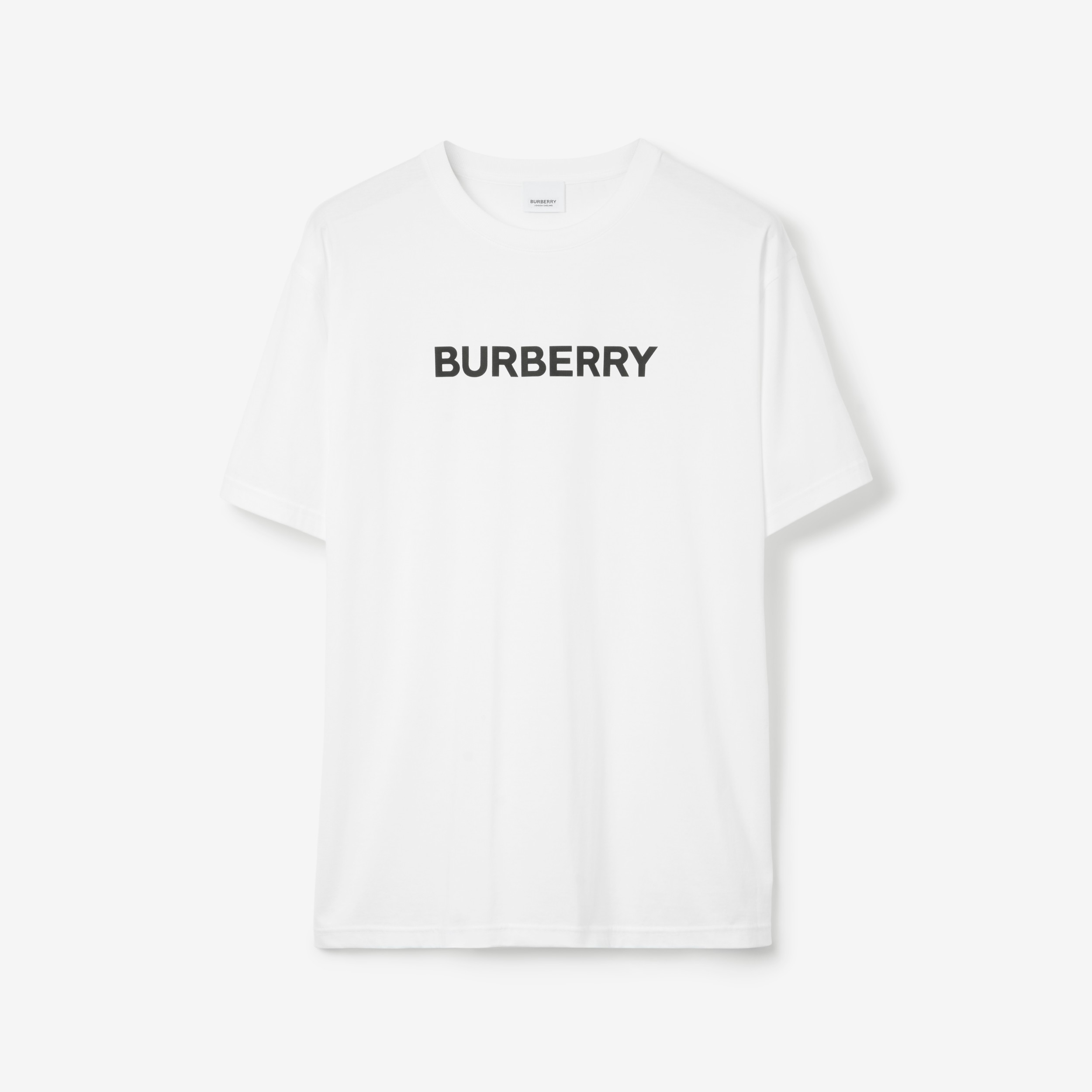 Logo Print T-shirt in White - Men | Burberry® Official