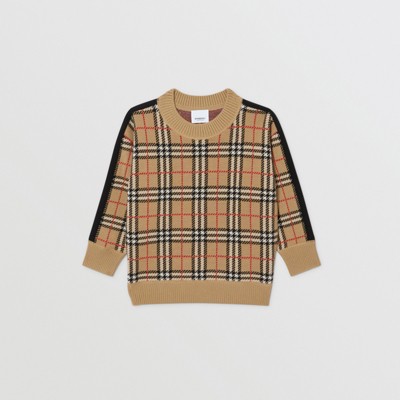 burberry plaid sweater