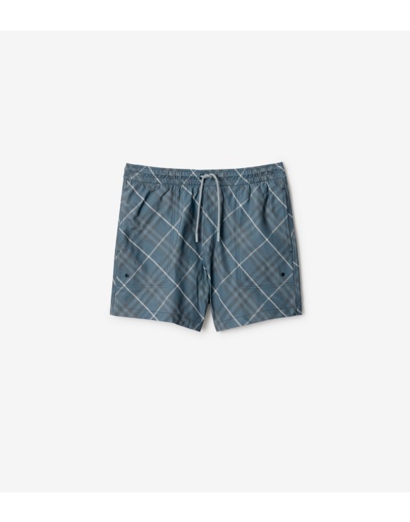 Check Swim Shorts