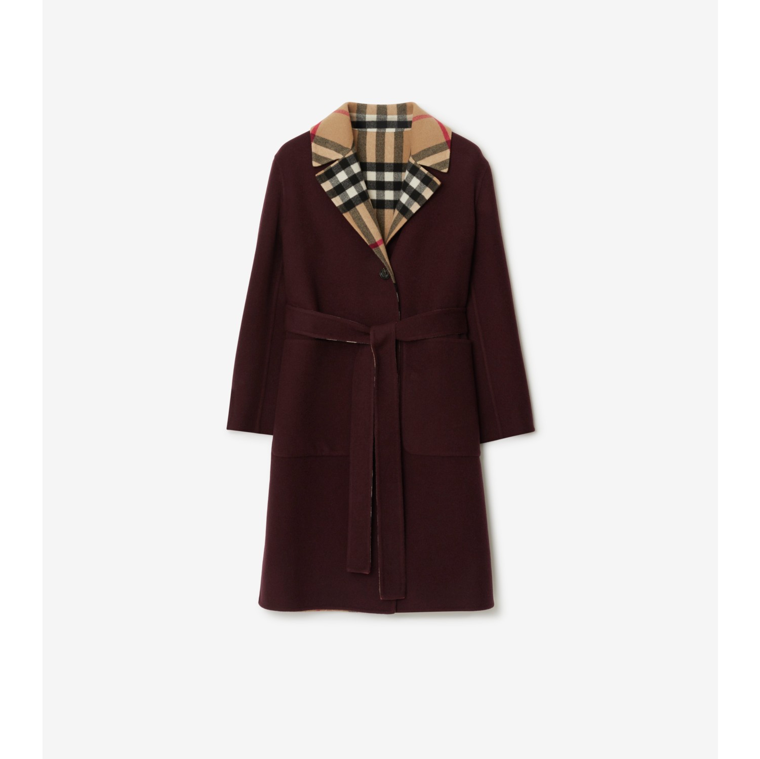 Burberry wool cheap trench coat sale