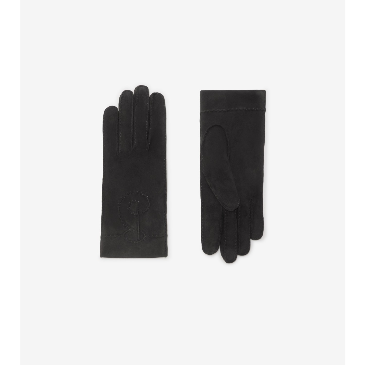 B Charm Suede Gloves