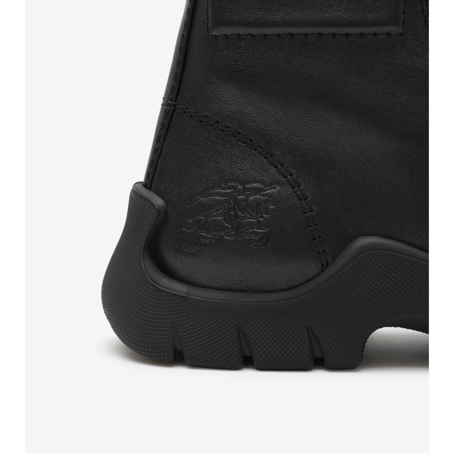 Leather Tone Boots in Black - Women | Burberry® Official