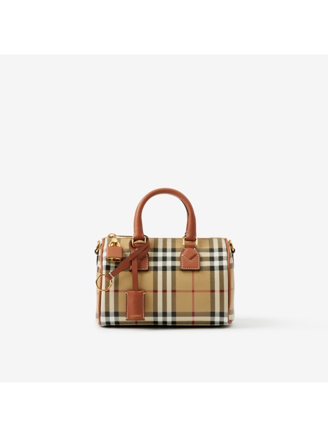 ウィメンズ デザイナーバッグ | チェック&レザーバッグ | Burberry