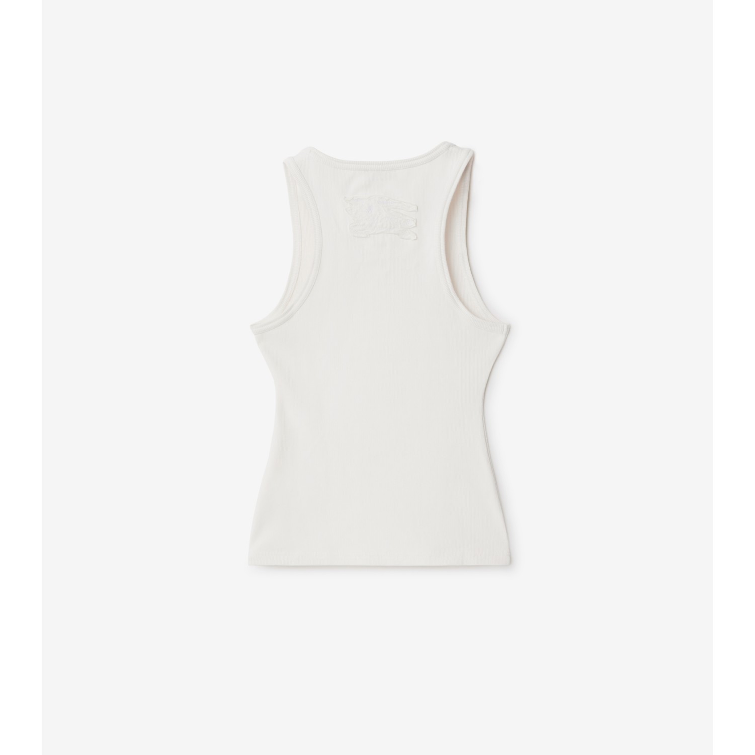  Other Stories cotton lace trim tank top in off white