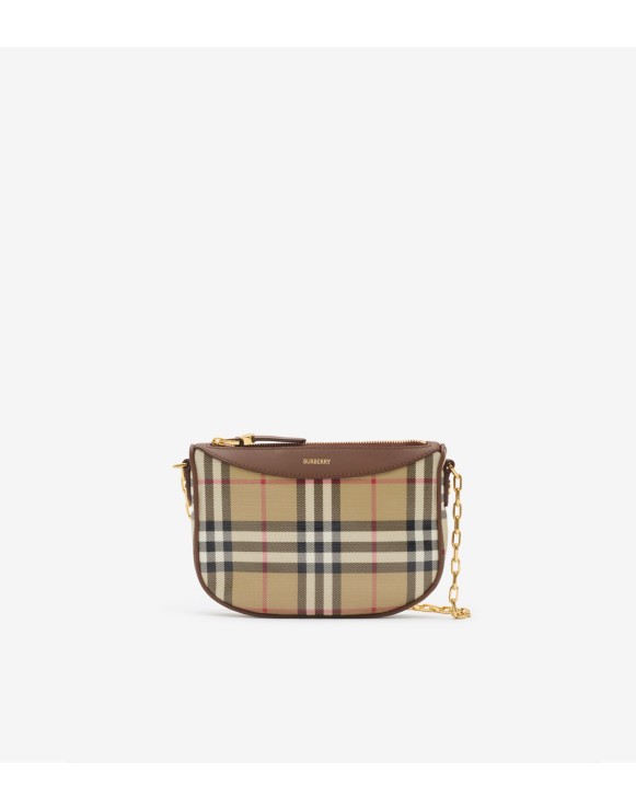 Mini Check Chain Bag