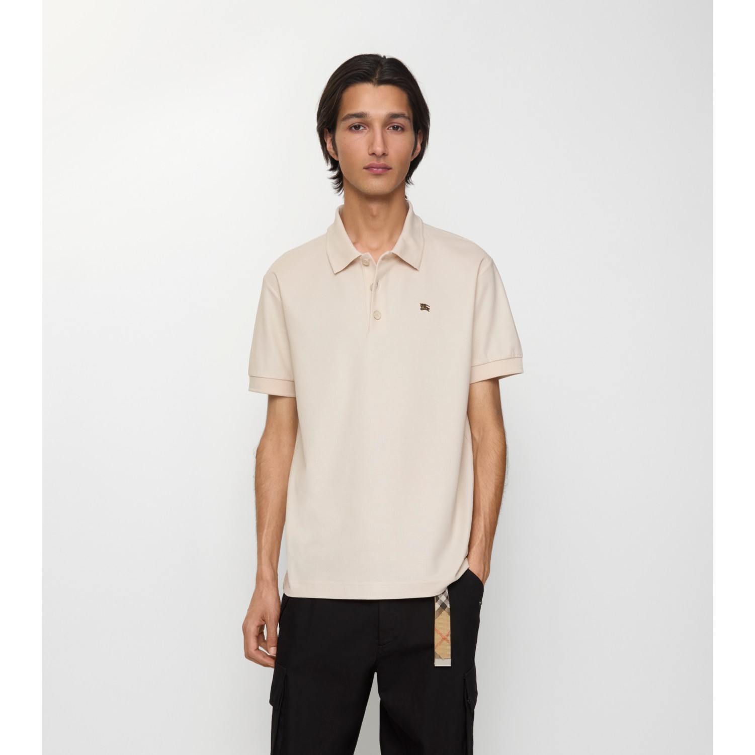 Polo en coton avec EKD en métal