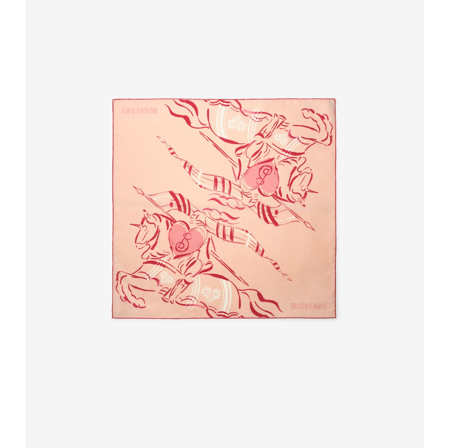 Heart Knight Silk Scarf