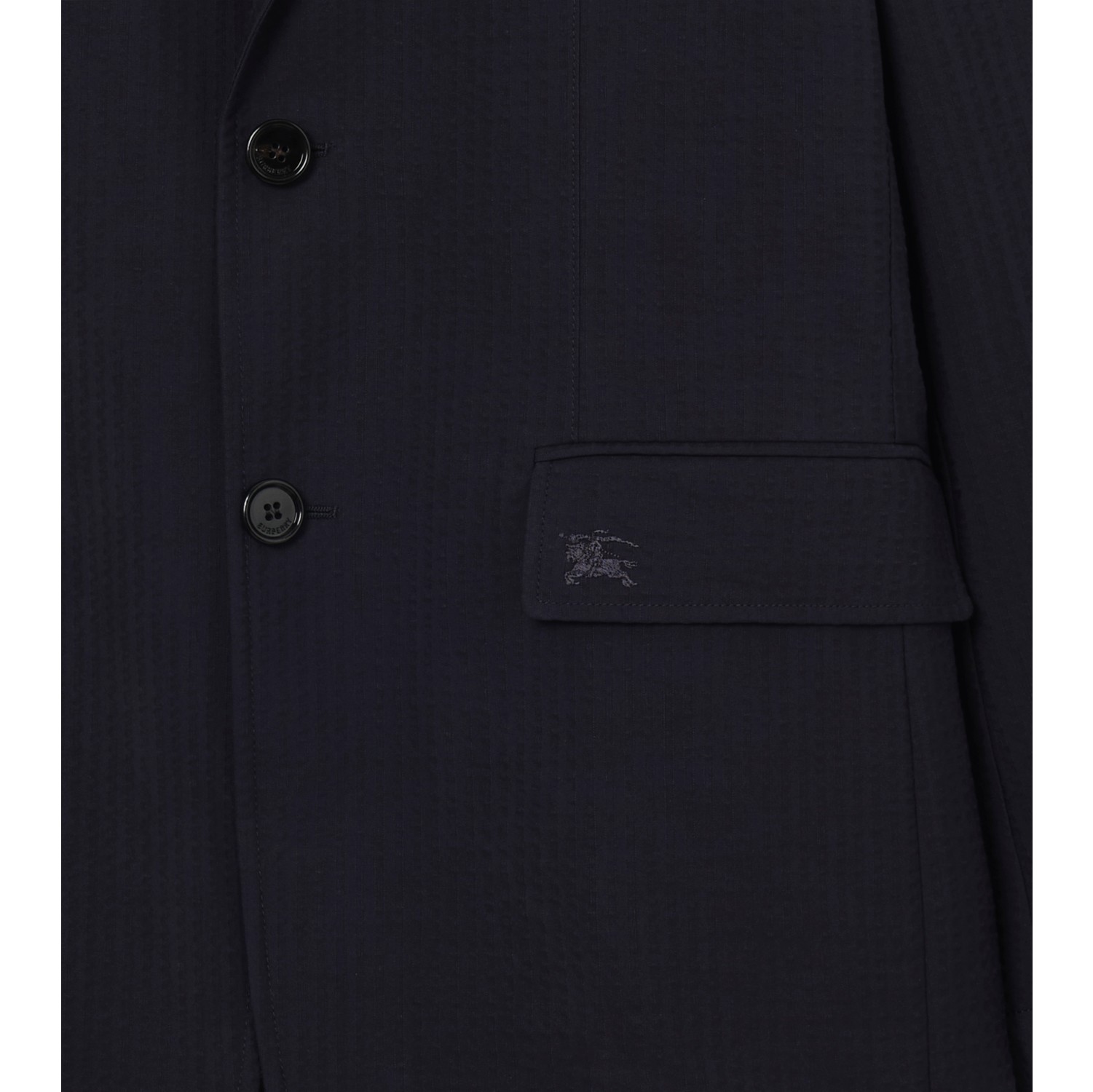 Seersucker Cotton Linen Tailored Jacket