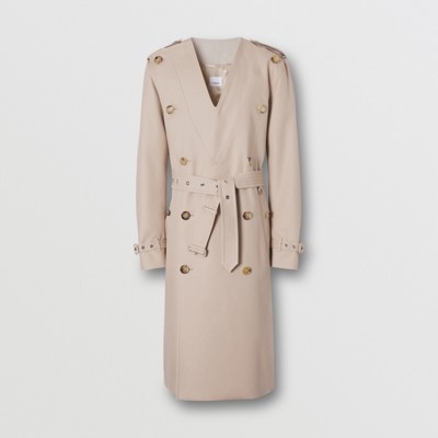 burberry cream trench coat