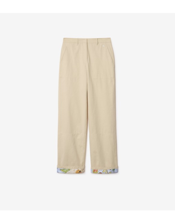 Highgrove Turn-up Cotton Trousers
