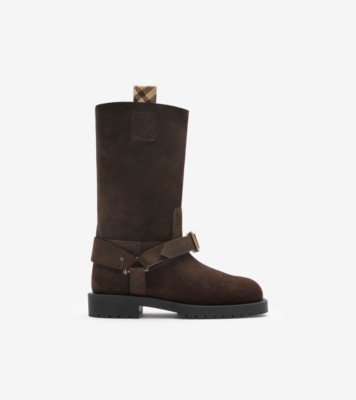 Leather Soft Saddle Low Boots​ Peat ®