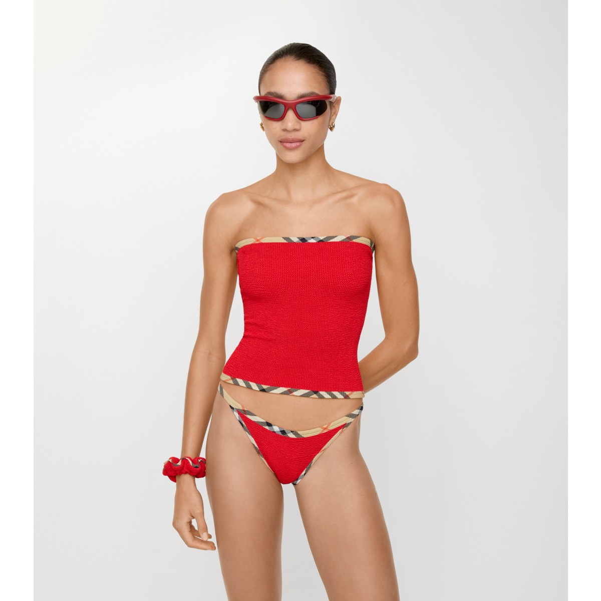  Check Devyn Swim Skirt/Tube Top