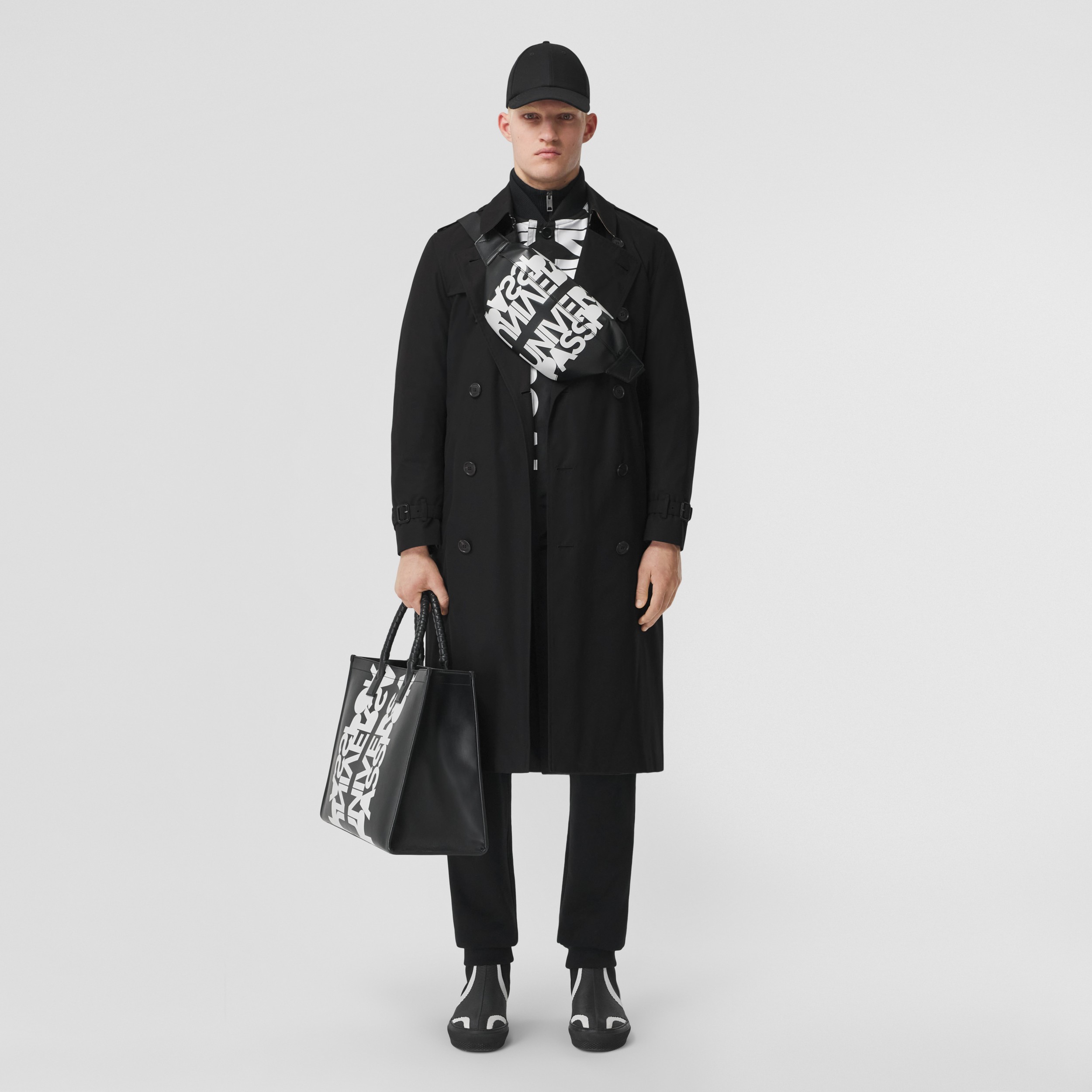The Kensington – Trench Heritage long (Noir) - Homme | Site officiel Burberry® - 1