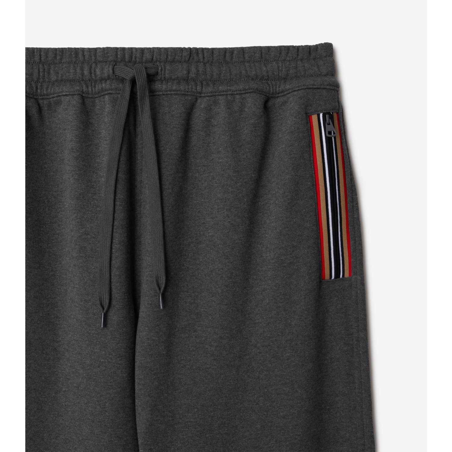 Cotton Jogging Pants in Dark grey melange - Men | Burberry® Official