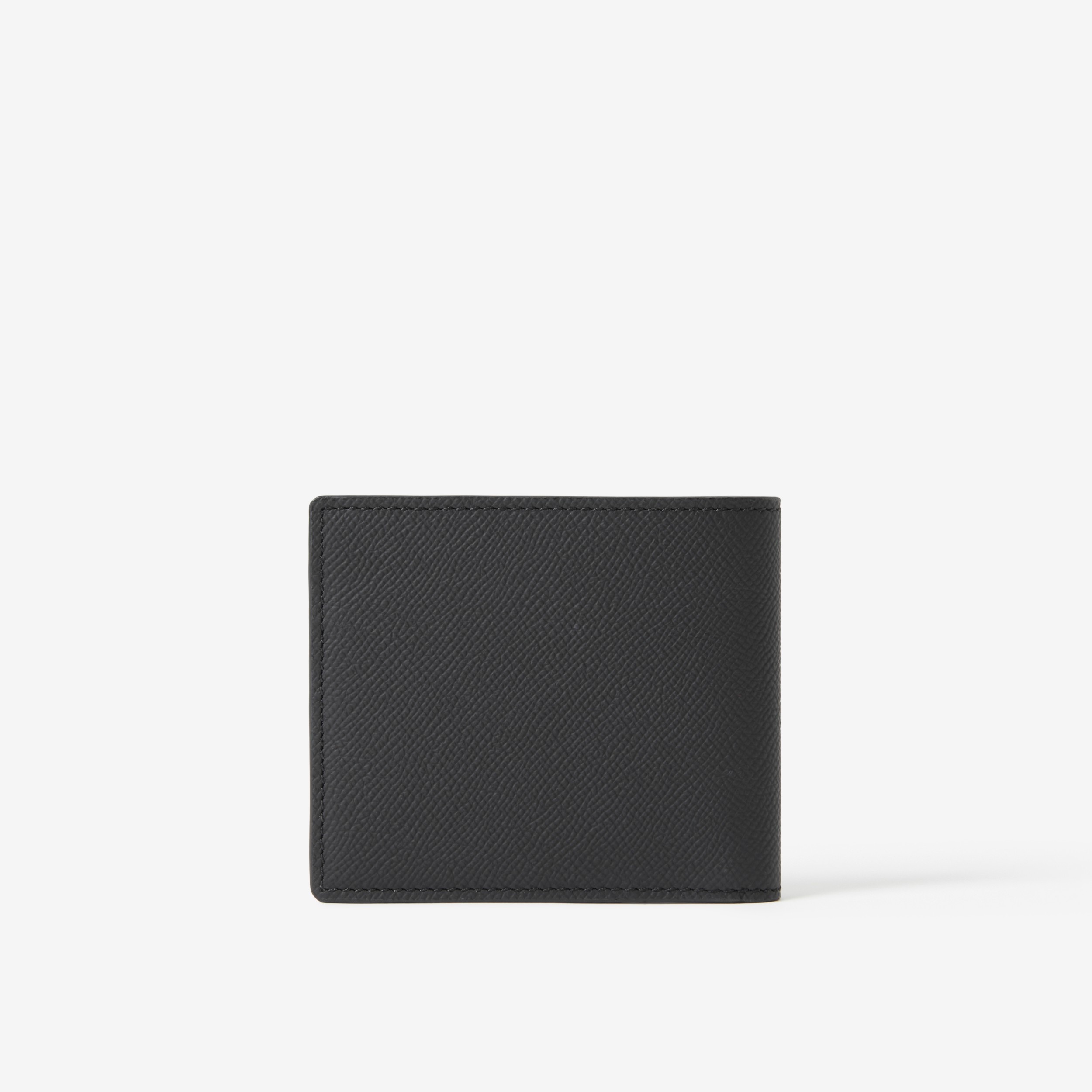 Grainy Leather TB Bifold Wallet in Black/black - Men | Burberry® Official - 3