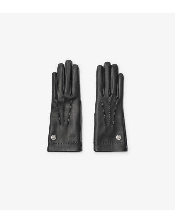 手袋 Burberry 'Equestrian Knight Design' gloves (8078828 HUNTER) Designer Hats & Gloves for Men | Burberry®️ Official