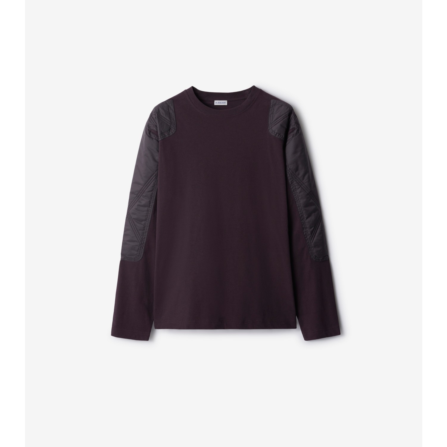 Archive logo best sale panelled cotton sweatshirt