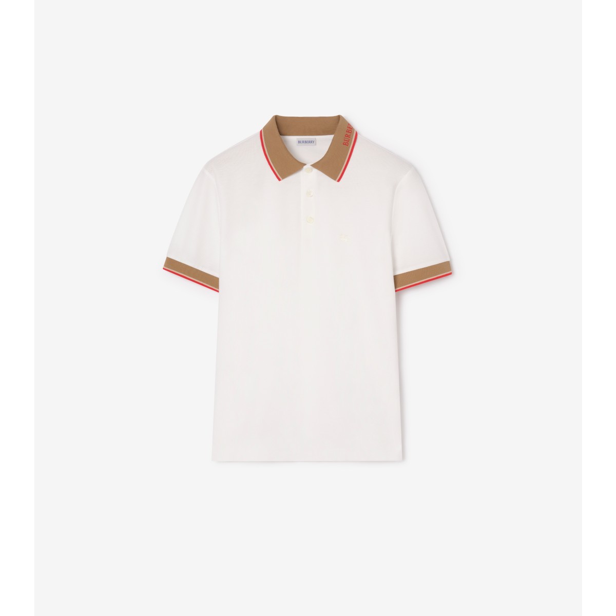  Embroidered Logo Collar Polo Shirt