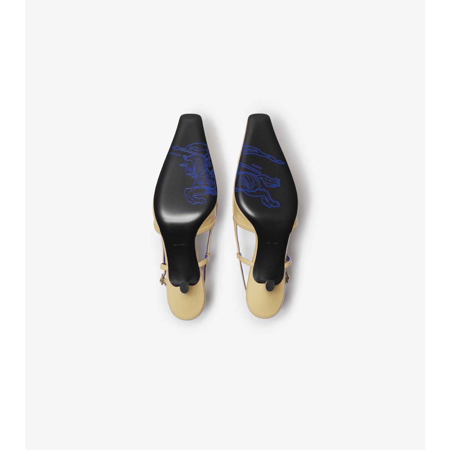 Leather Chisel Slingback Pumps​