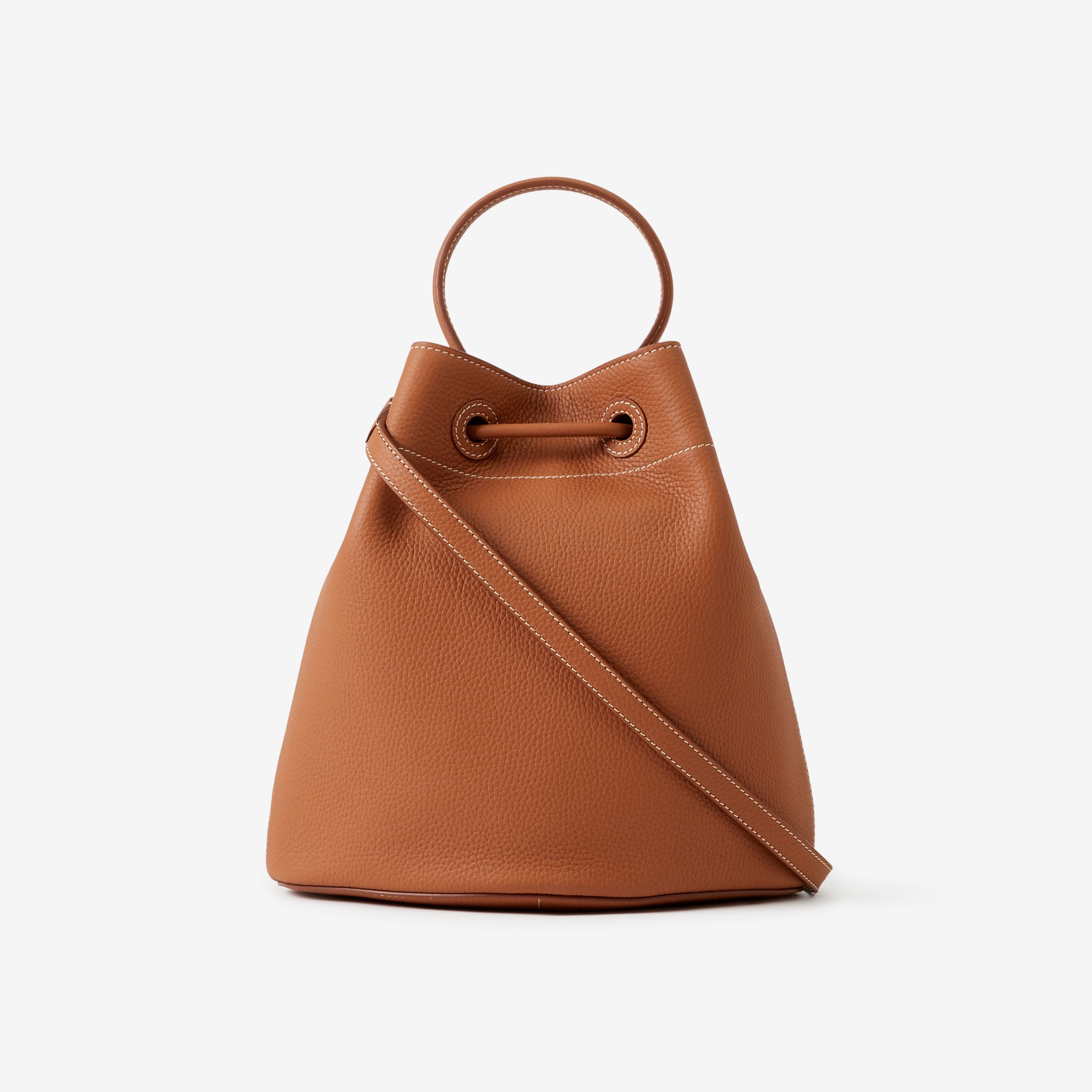 Small TB Bucket Bag in Warm Russet Brown - Women | Burberry® Official - 3
