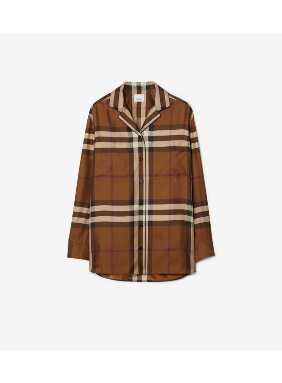 Burberry women's clearance shirts on sale