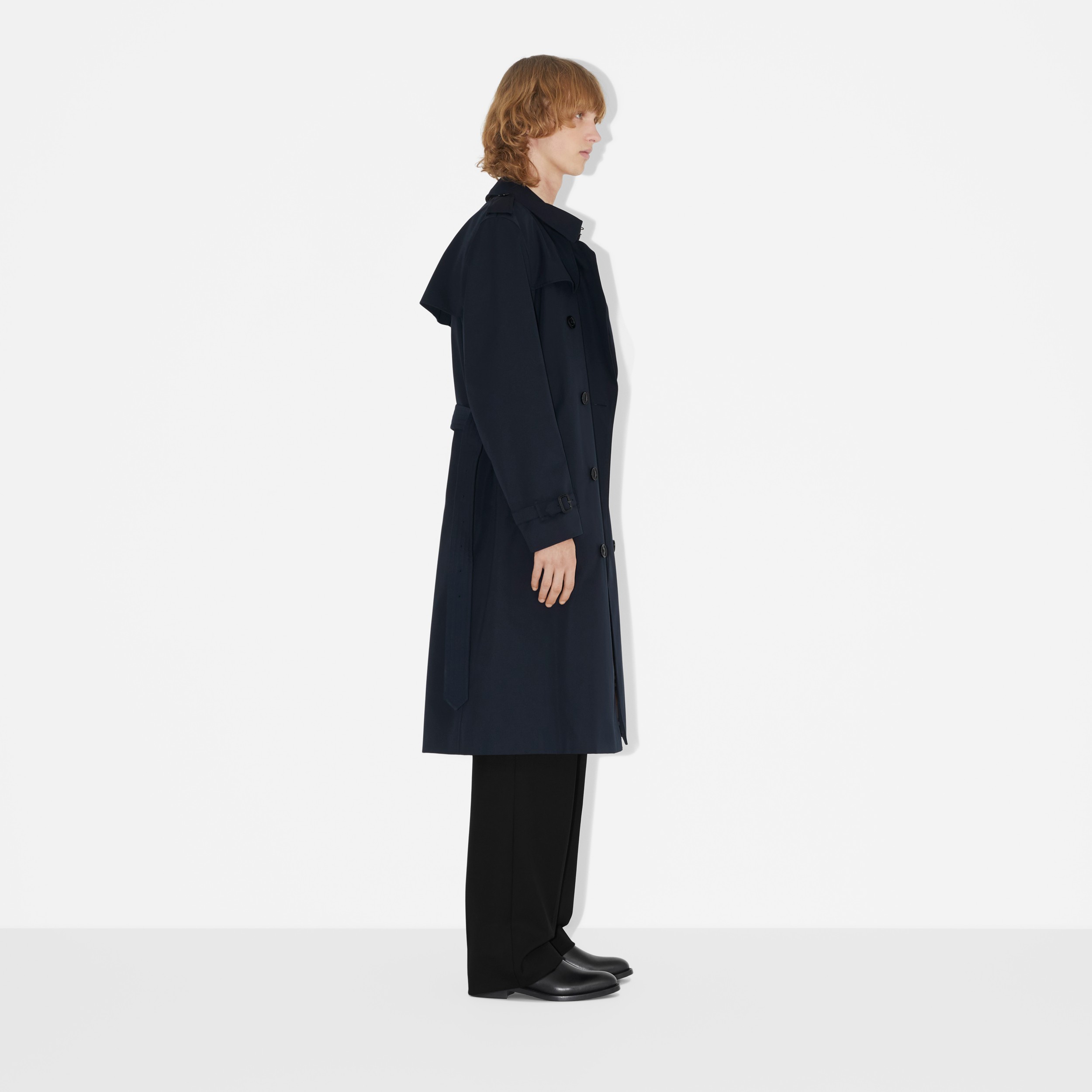 Long Kensington Heritage Trench Coat in Coal Blue - Men | Burberry® Official - 3