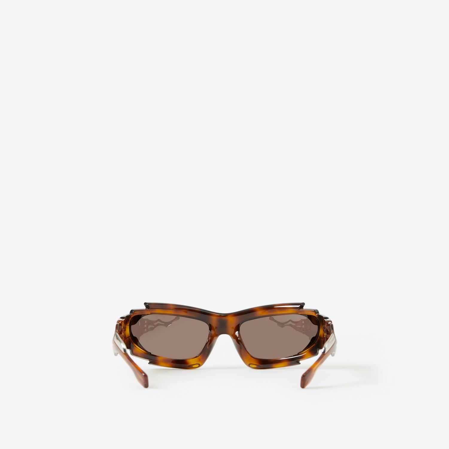 Geometric Frame Marlowe Sunglasses in Tortoiseshell/brown | Burberry® Official