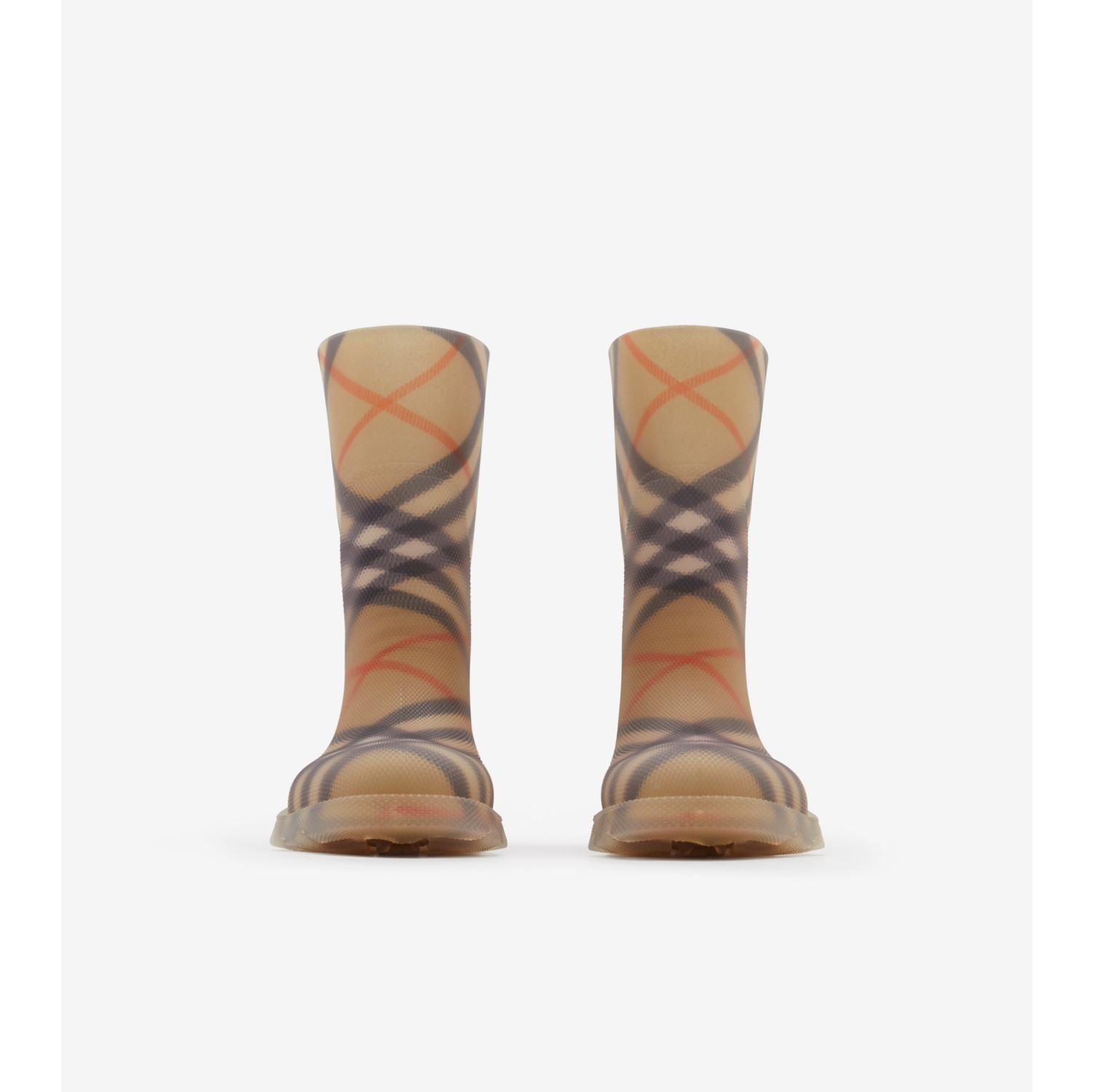 Botas altas Marsh en goma Check