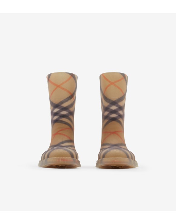 Check Rubber Marsh High Boots