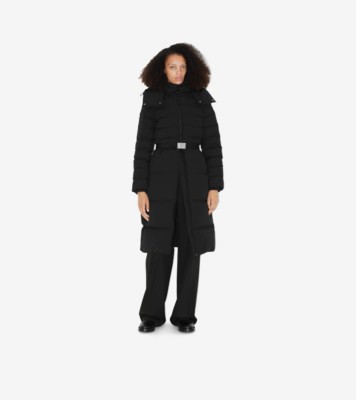 Burberry belted parka best sale