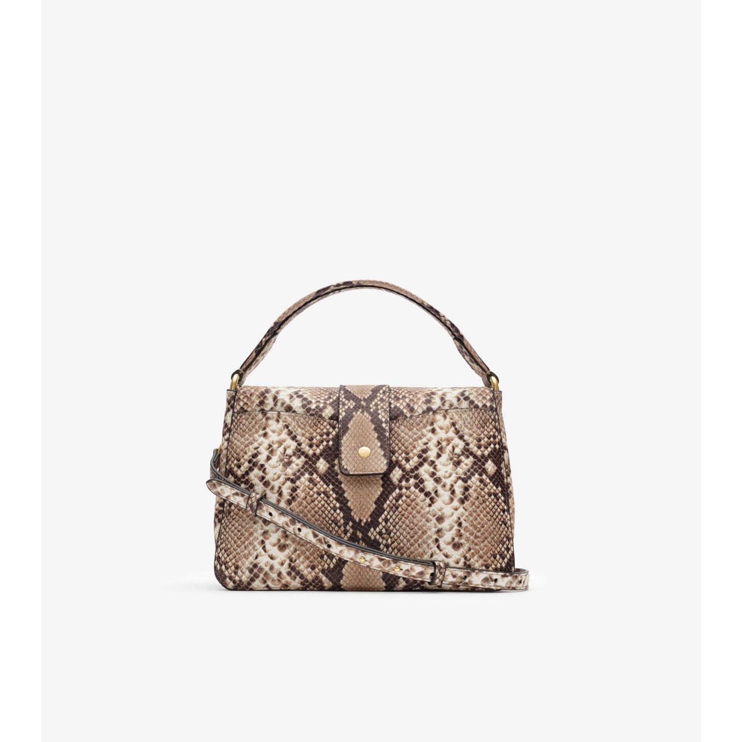 Small Rider Bag in Natural beige/dark brown - Women, Leather | Burberry® Official