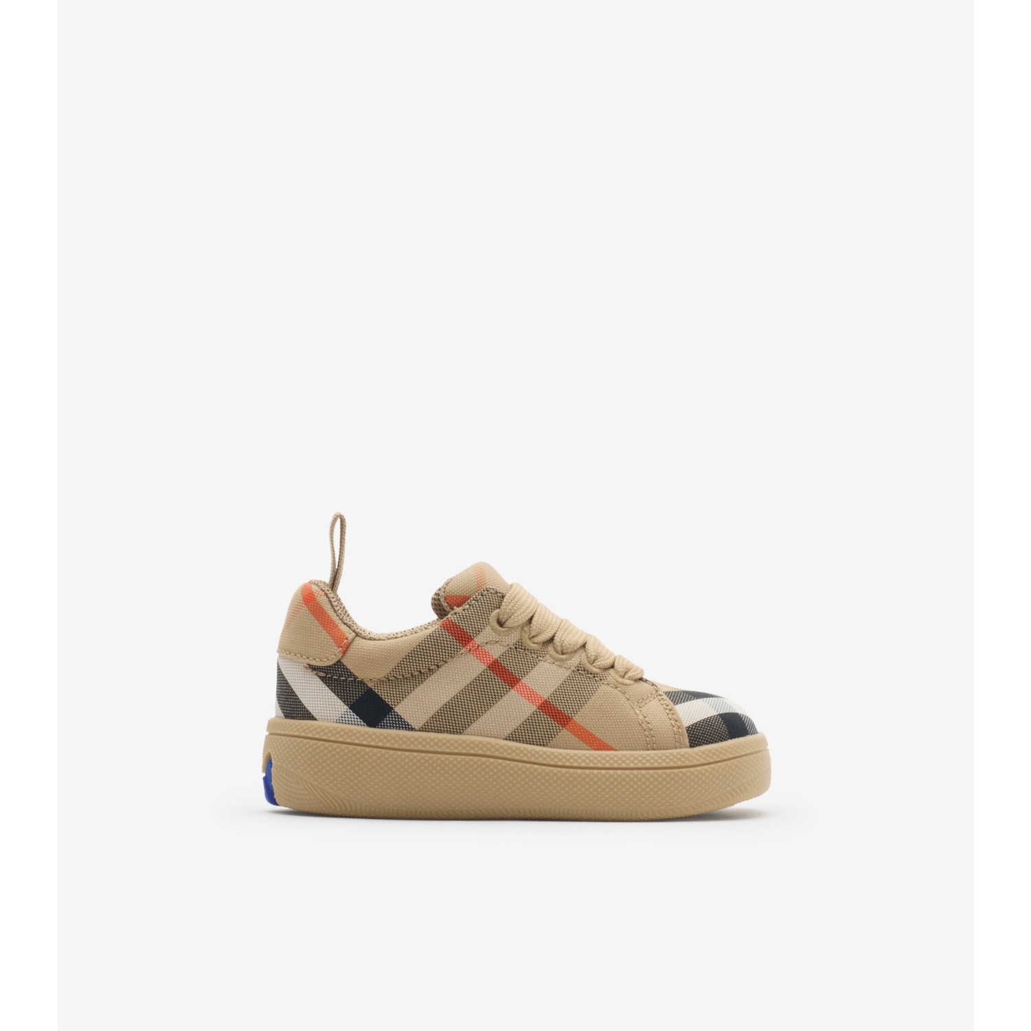 Check Cotton Sneakers