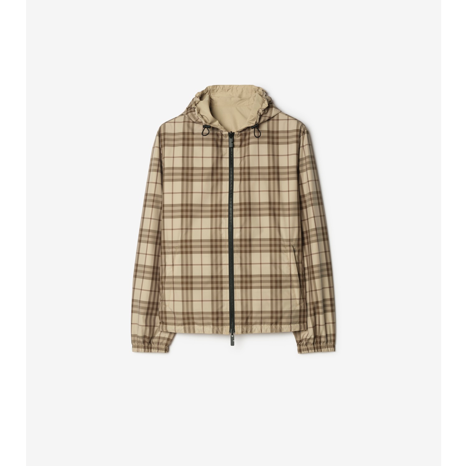 Reversible Check Newport Hooded Jacket