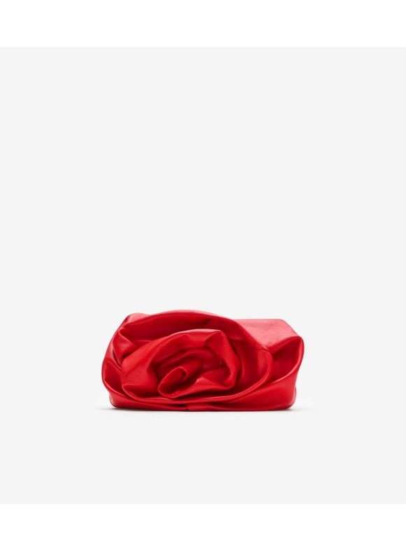 Burberry store red clutch