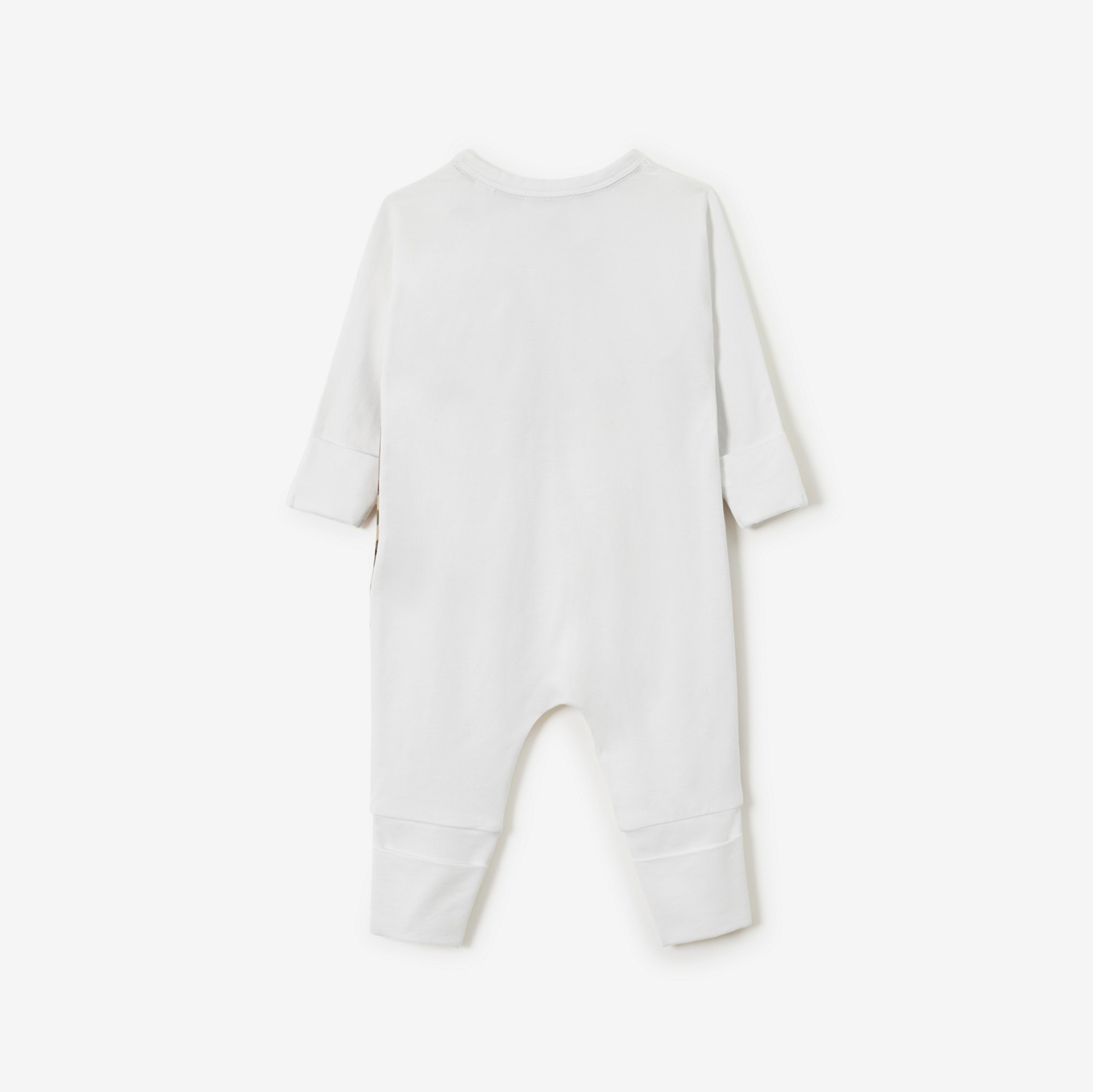 Coffret cadeau trois pièces en coton mélangé pour bébé (Blanc) - Enfant | Site officiel Burberry®