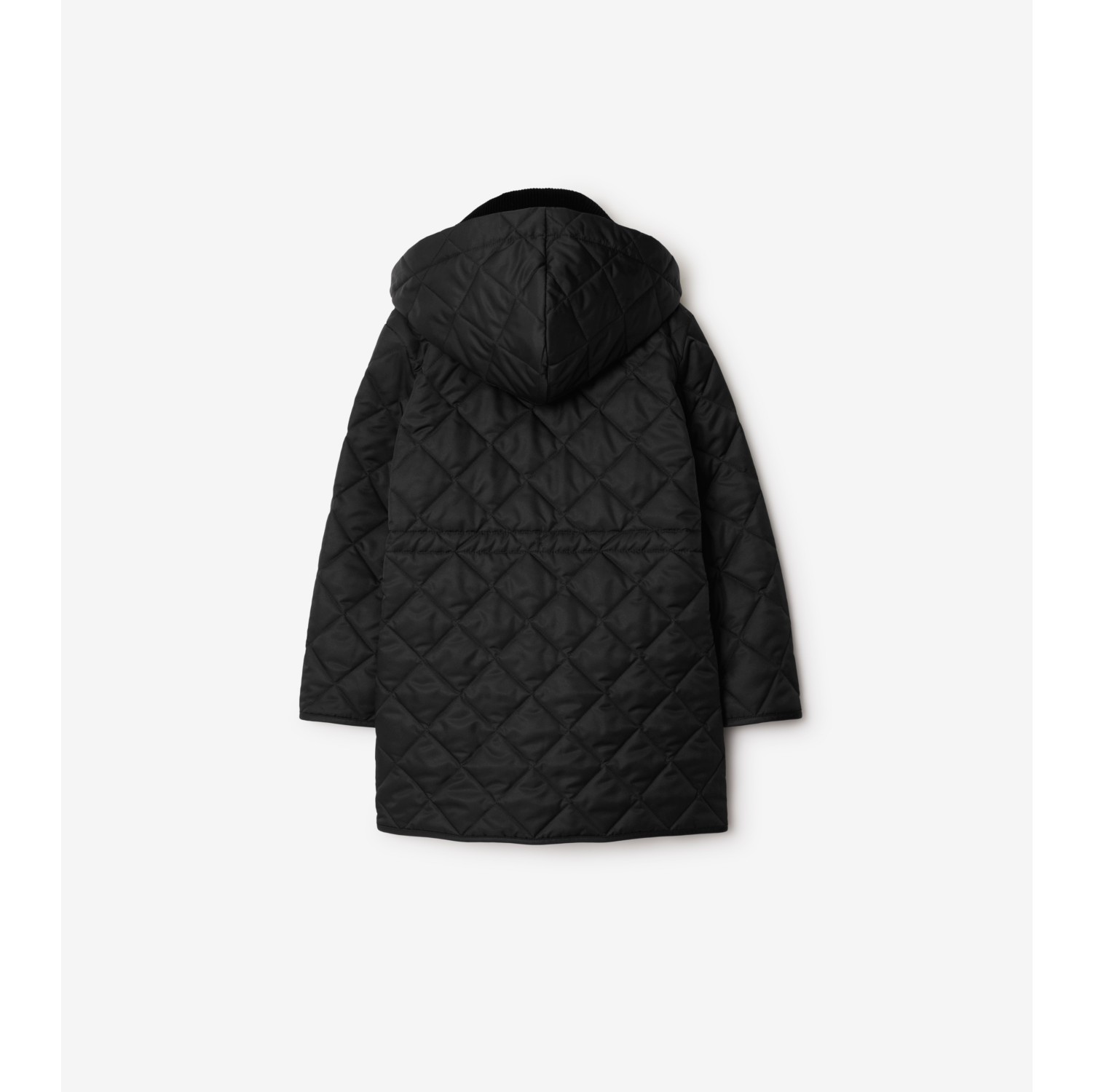 Quilted Coat in Black | Burberry® Official