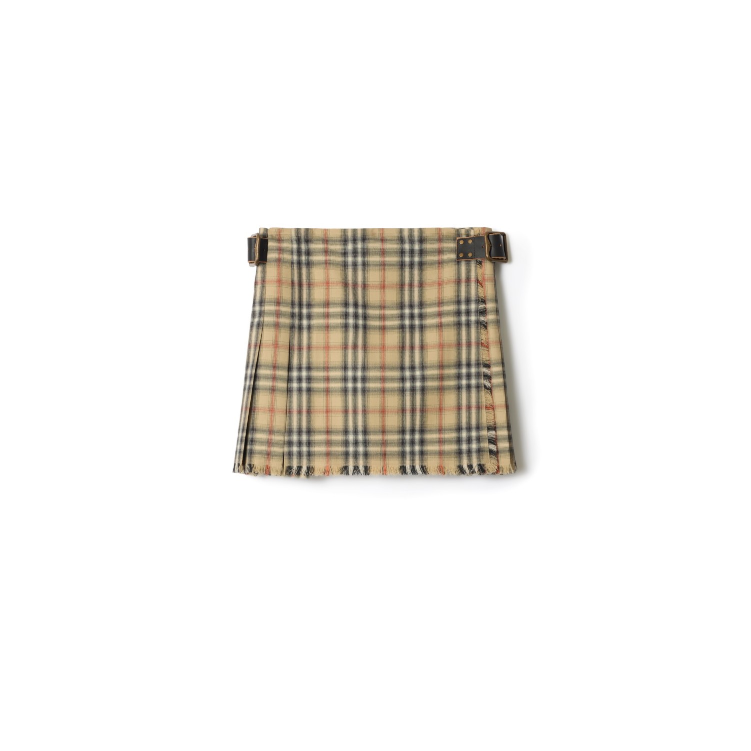 Check Wool Mini Kilt