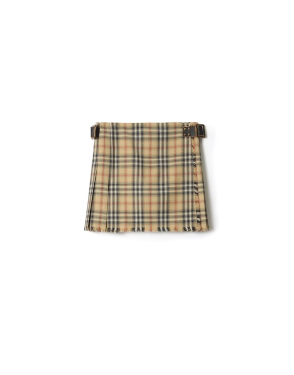 Check Wool Mini Kilt