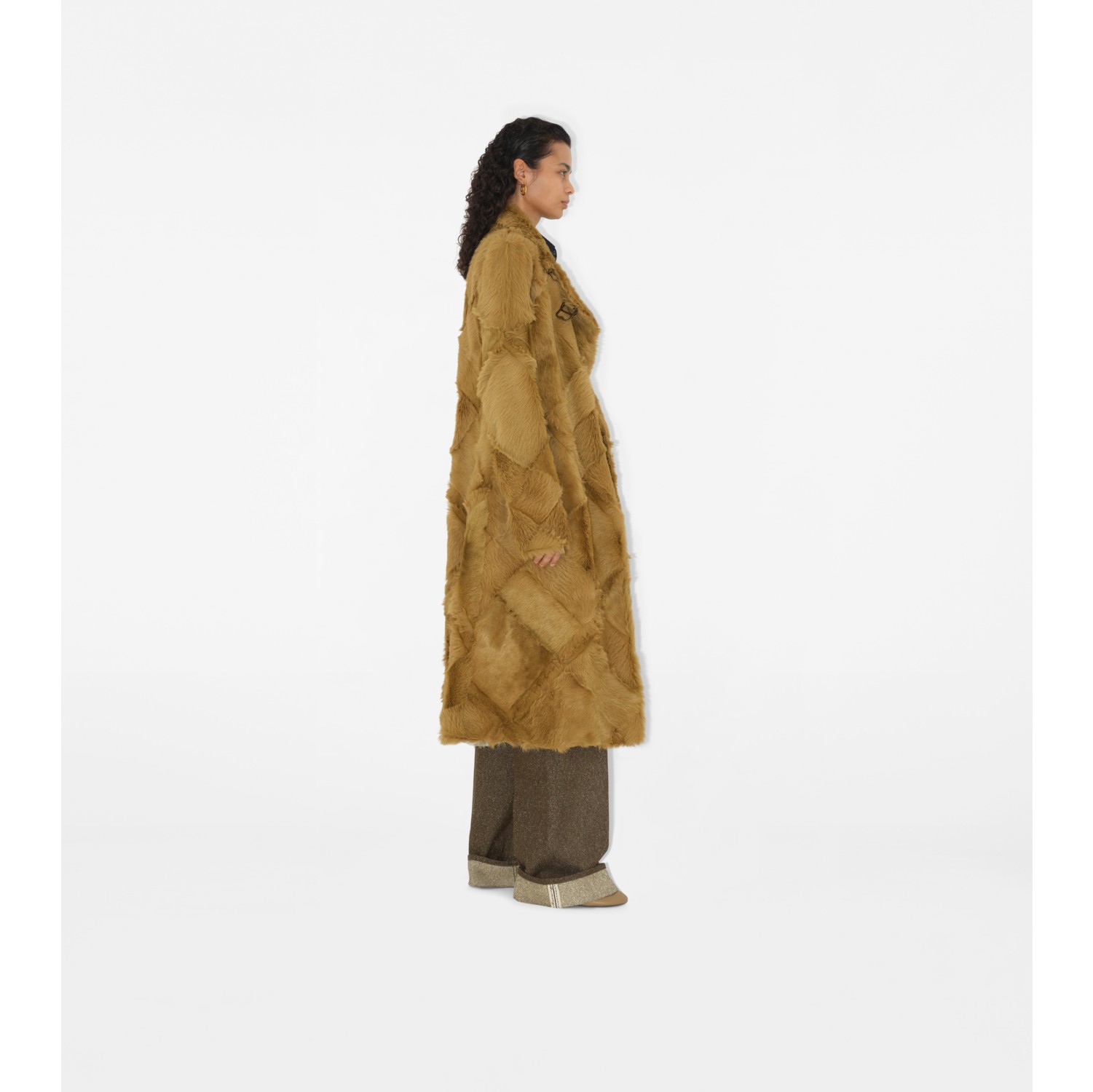 Patchwork Calf Hair Coat