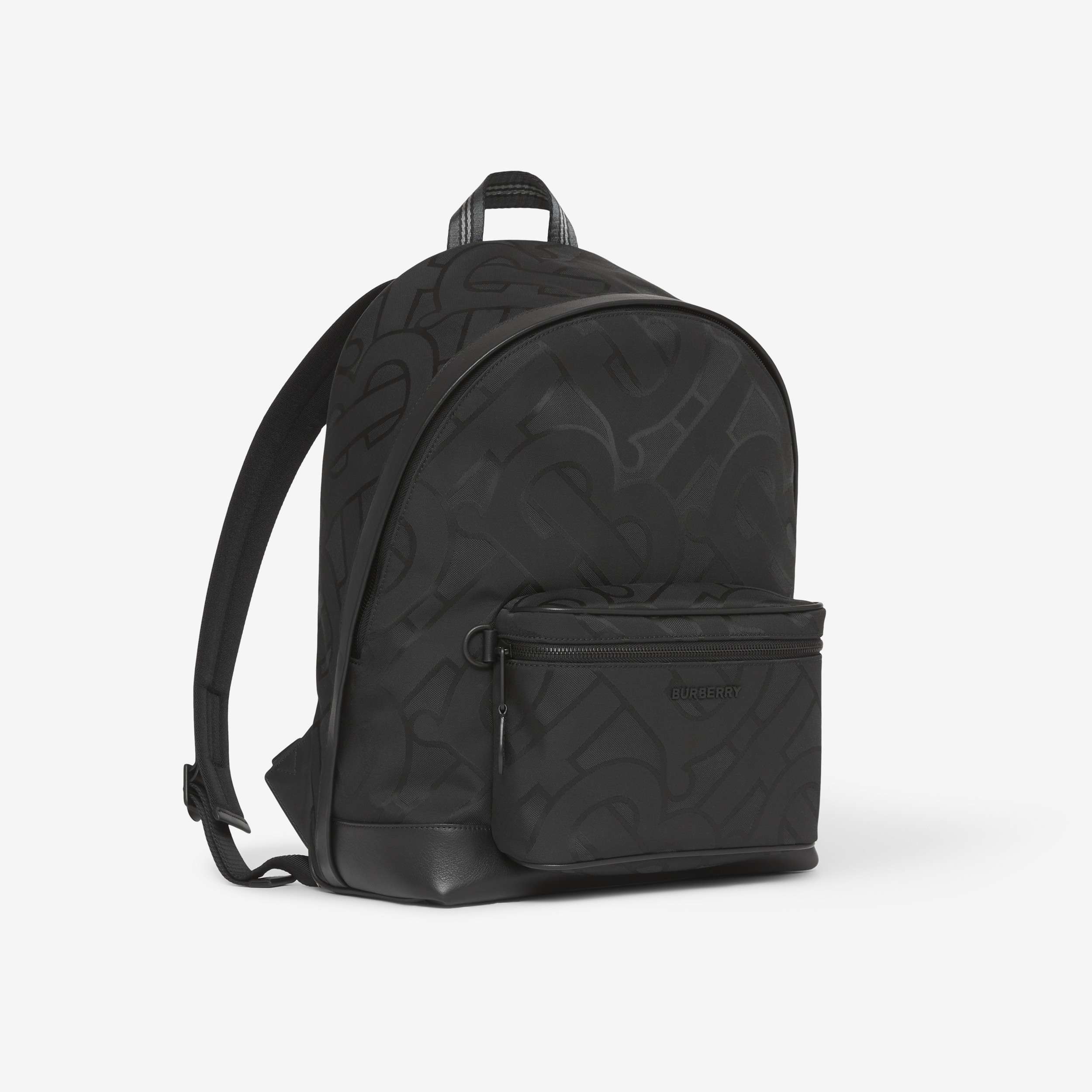 Monogram Jacquard Backpack in Black - Men | Burberry® Official - 2