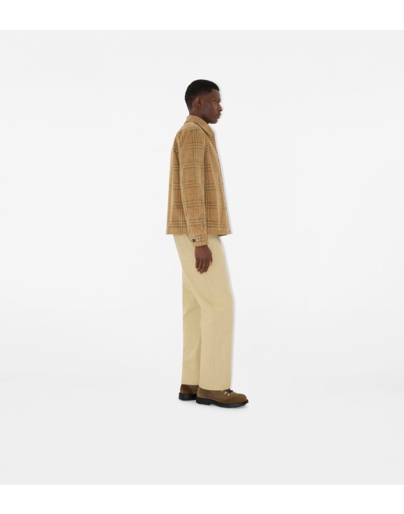 Check Corduroy Overshirt