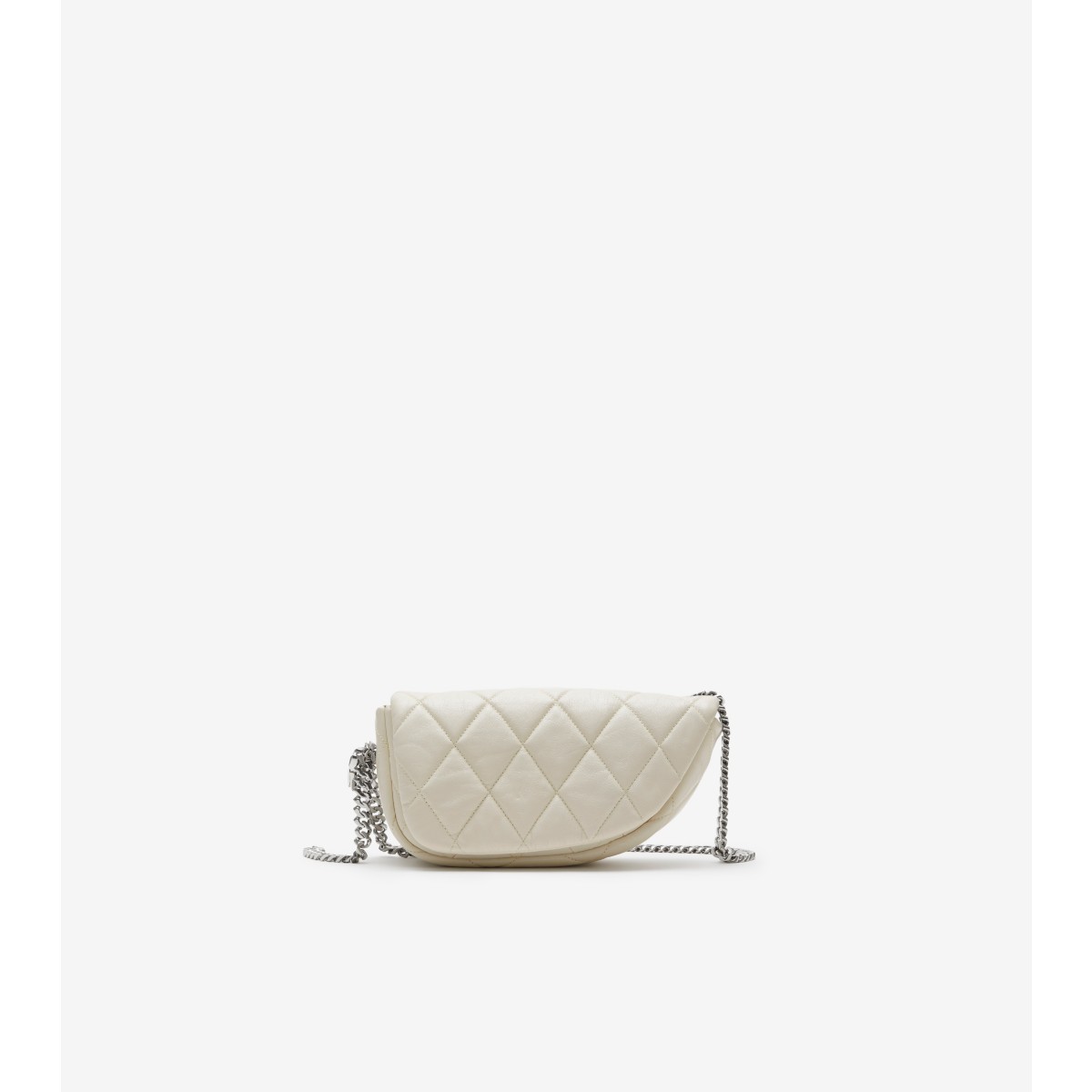 Shop Burberry Shield Lock Bag In Almond