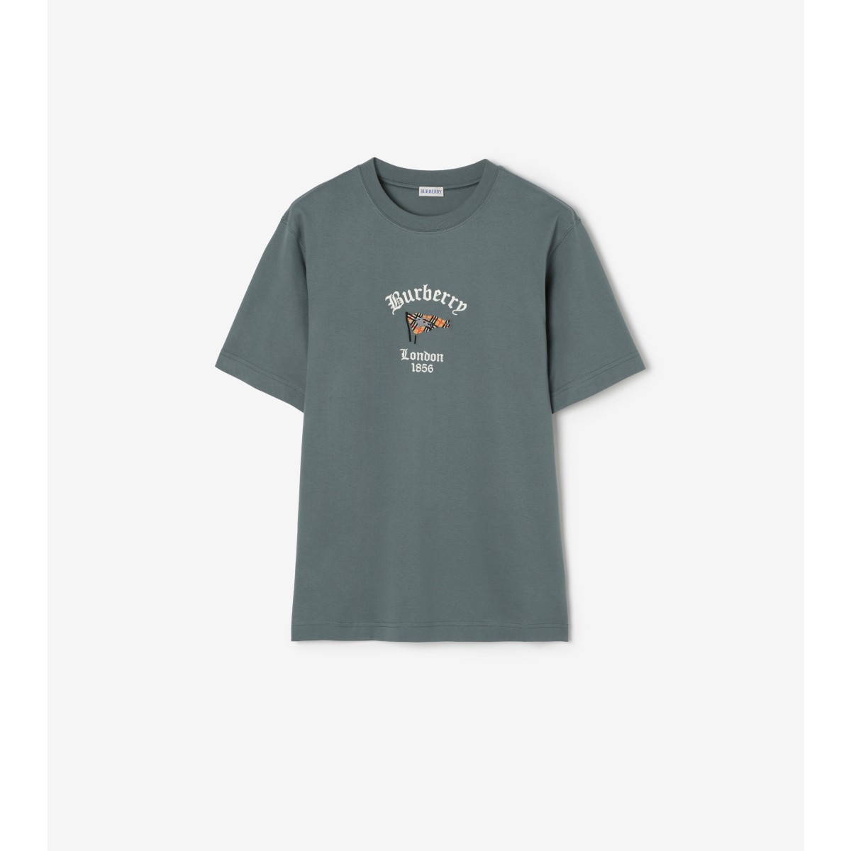  Check Flag Cotton T-shirt