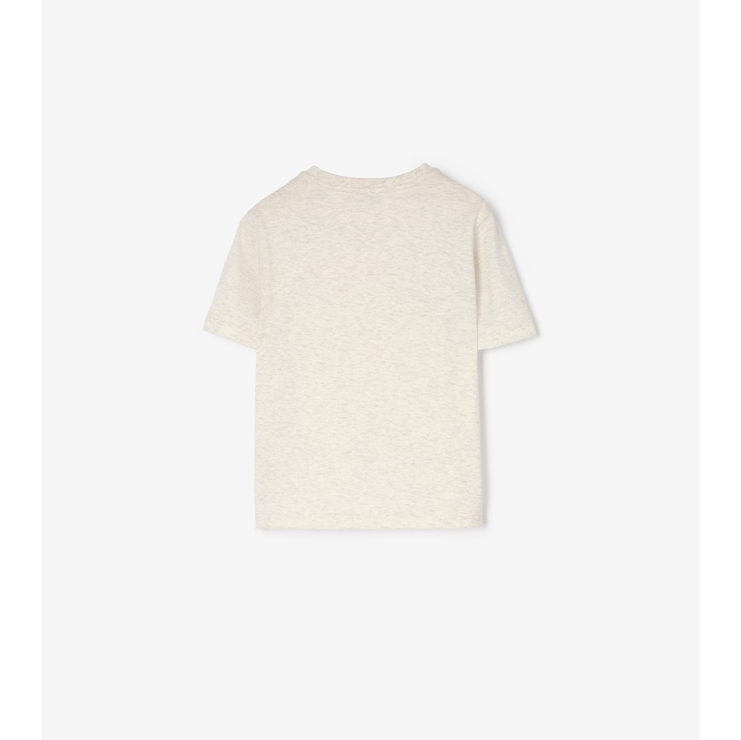 Check Knight Stamp Cotton T-shirt