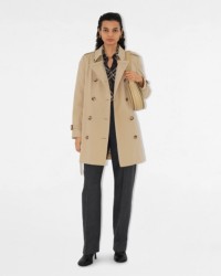 Model wearing Mid-Length Chelsea Trench Coat