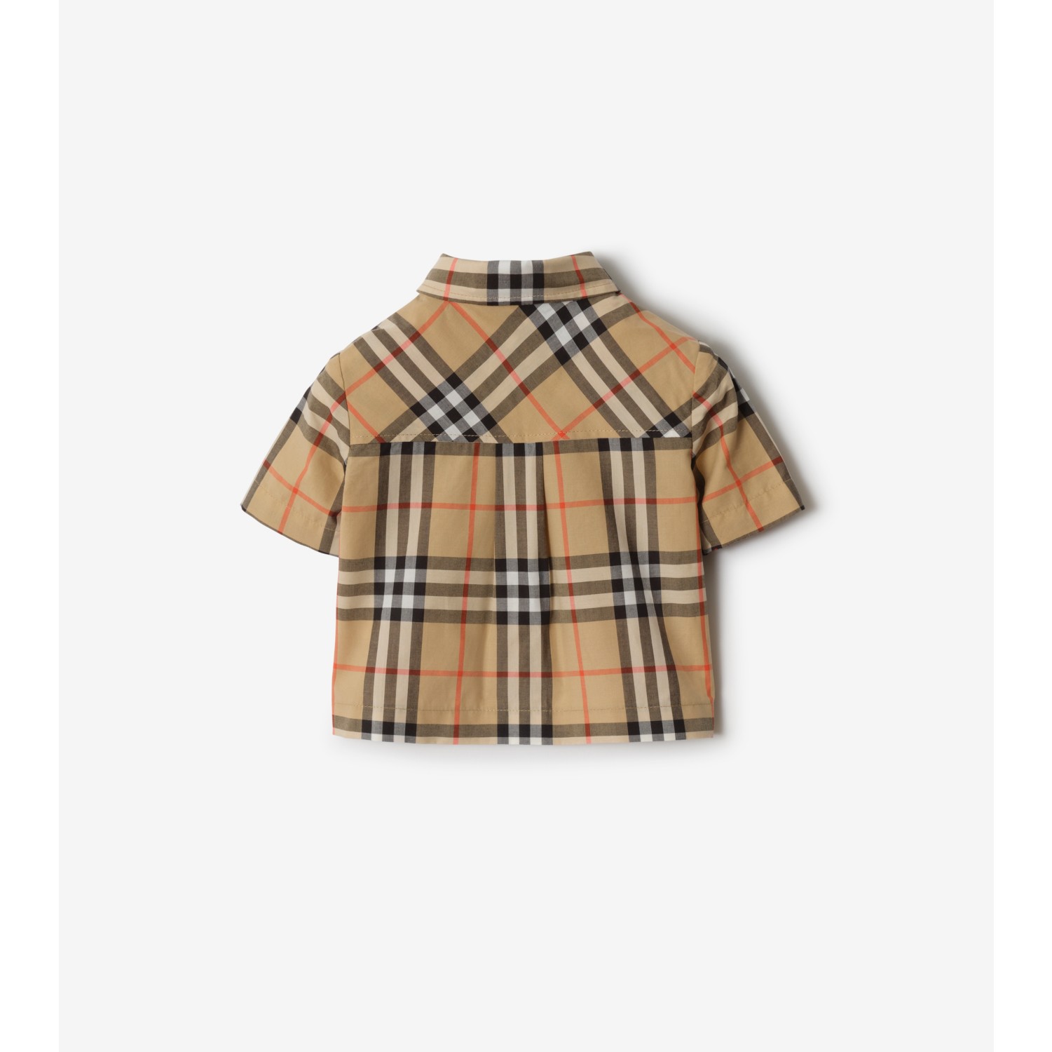 Check Cotton Two-piece Set