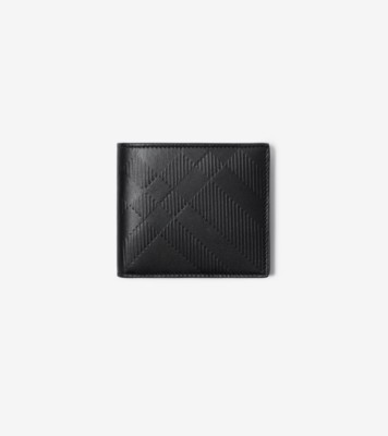 Leather wallet Burberry Black in Leather - 36530826