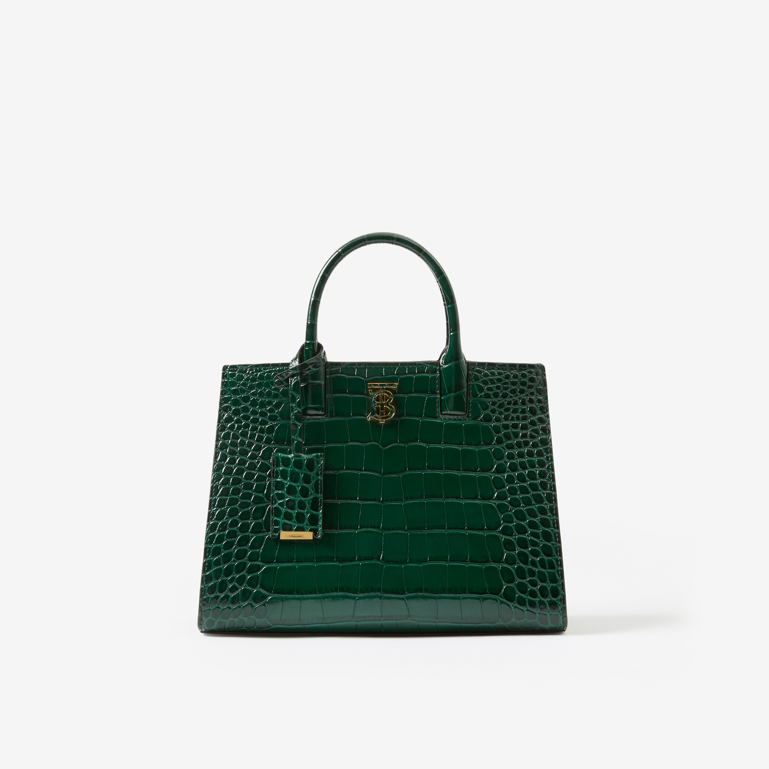 Bolsa Frances - Mini (Verde Viridiano Escuro) - Mulheres | Burberry® oficial - 1